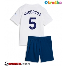 Otroške Nogometnih dresov Manchester City Elliot Anderson #5 Tretji 2026-27 Kratki rokavi (+ hlače)